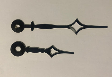 2-3/4" Open Diamond Hands for Quartz Movements