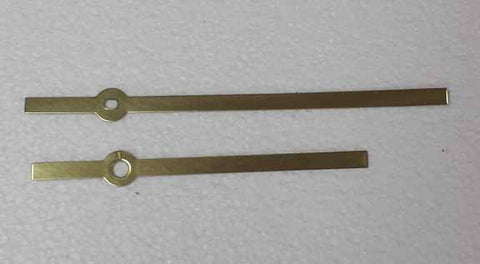 4-1/8"Block hands for quartz movements gold color