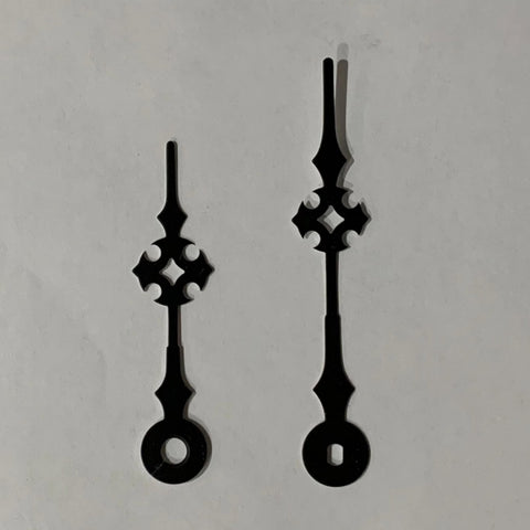 3" Maltese hands, choose black or gold color