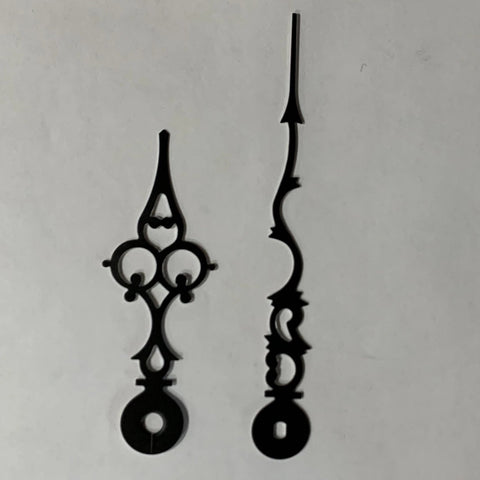 4-1/8" Serpentine hands, choose black or gold color