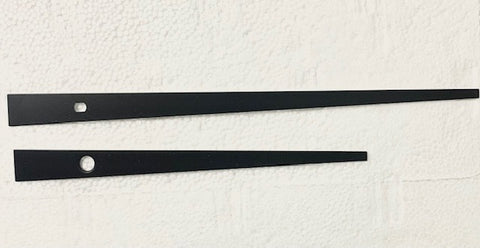 5-3/8" Black tapered hands