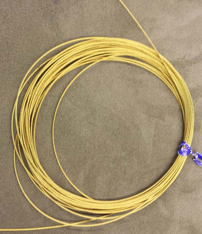1/32" Brass clock cable, sold by the foot