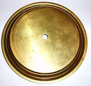 6-3/8" Solid brass dial pan