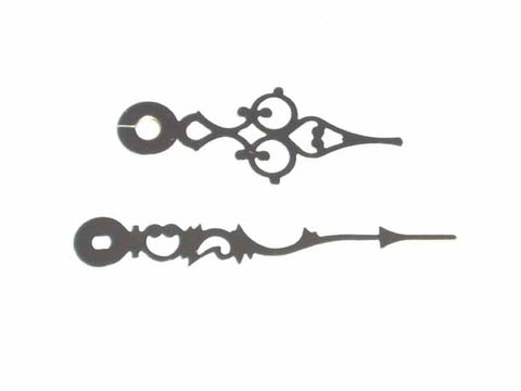 3-1/8" Serpentine hands, choose black or gold color