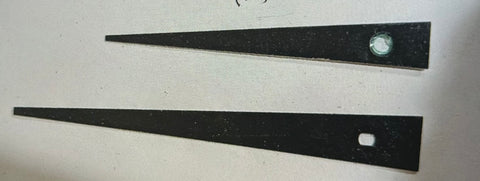 3-13/16" Black tapered hands