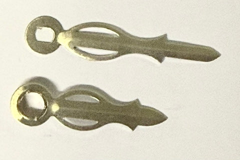 1-7/16" Gold Fancy hands for quartz movements, "I" shaft mount (Copy)