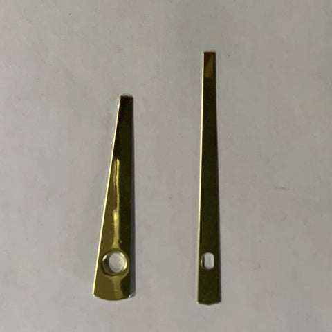 2-1/8" Gold Tapered clock hands