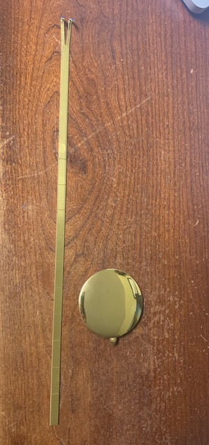 16" Split hook pendulum rod with 2-3/4" bob