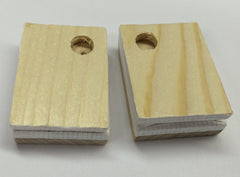 Bellow tops for cuckoo clocks,1-5/16" x 2" One Pair