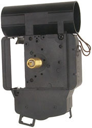 Chiming clock movement with pendulum medium shaft length