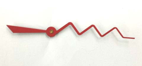 2" Red Zig Zag second hand
